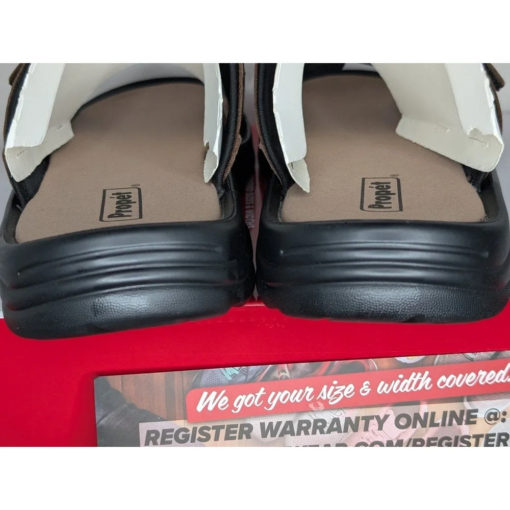 Propet Vero Slide Men's Size 10.5 X (3E) Brown Casual Sandals MSV003LBRNX-10H‎